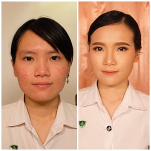 แต่งหน้ารับปริญญา  ดูแลให้น้องสวยที่สุด