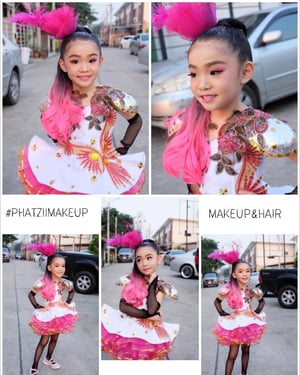 💕 วันนี้ Makeup ดรัมเมเยอร์สีชมพู โรงเรียนเซนโยเซฟทิพวัล   ส…