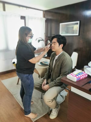💄ทัชอัพหน้าลูกค้าวนไปค่ะ