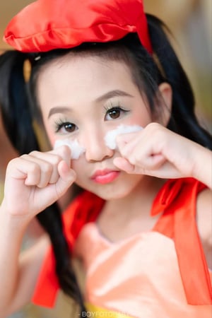 งานถ่ายแบบ ดูแลหน้า-ผม น้องๆ สไตล์ ครายเ…
