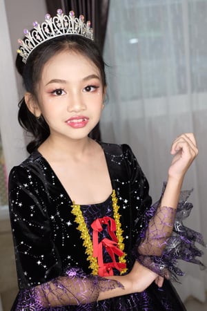 ดูแลหน้า-ผม น้องอันดา ไปงานโรงเรียนค่าา