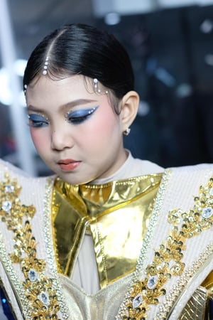 แต่งหน้าเชียร์หรีดเดอร์ น้องเอมมี่ค่า