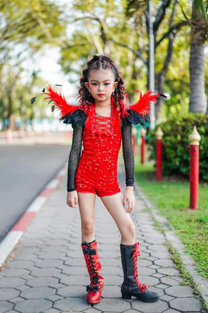 แต่งหน้าทำผมน้องลัลล์ ประกวดร้องเพลง