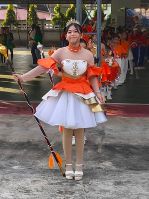 ดรัมเมเยอร์ สารสาสน์ธนบุรี เมื่อเช้านี้