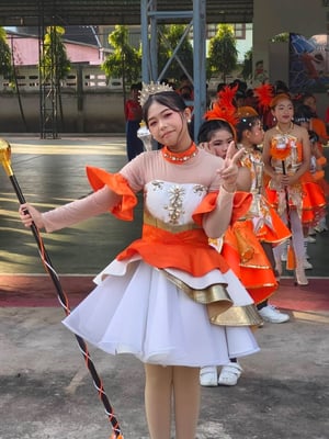 ดรัมเมเยอร์ สารสาสน์ธนบุรี เมื่อเช้านี้