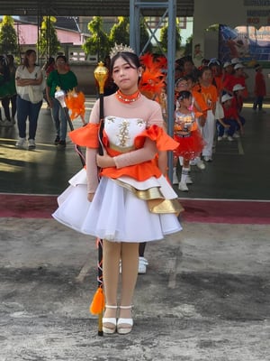 ดรัมเมเยอร์ สารสาสน์ธนบุรี เมื่อเช้านี้