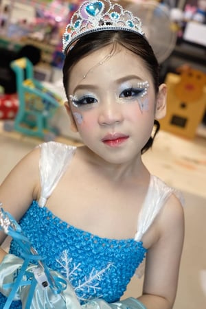 แต่งหน้าน้องซานญ่า ไปประกวด ชุดรีไซเคิล