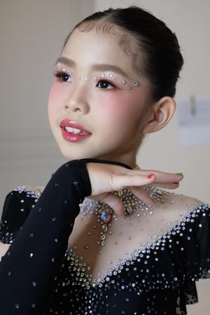 หน้าผม น้องแอลลี่ ประกวดแข่งไอซ์สเก็ต