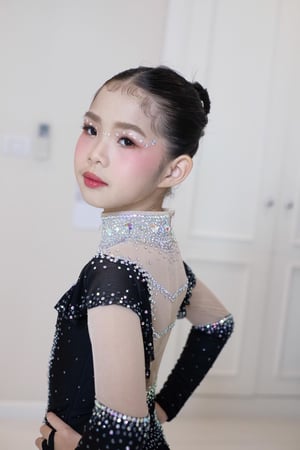 หน้าผม น้องแอลลี่ ประกวดแข่งไอซ์สเก็ต