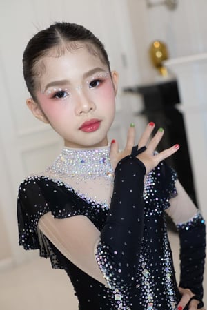 หน้าผม น้องแอลลี่ ประกวดแข่งไอซ์สเก็ต