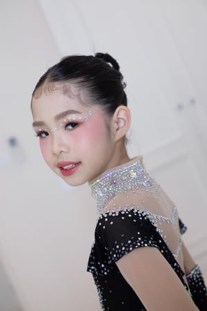 หน้าผม น้องแอลลี่ ประกวดแข่งไอซ์สเก็ต