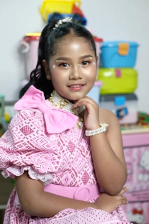 น้องไอเดีย ทำกิจกรรมที่โรงเรียนกันค่า