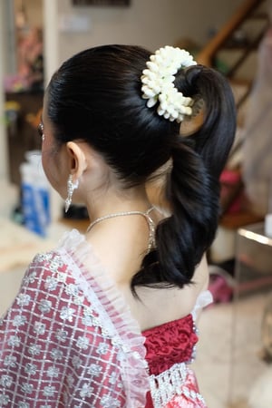 แต่งหน้าทำผมน้องซาญ่า วันนี้มีกิจกรรมที่โรงเรียน ขอแนวสวยหว…