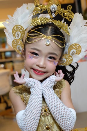 ดรัมเมเยอร์คนสวย เสกสวยให้น้องไปเดินนำขบ…