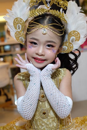 ดรัมเมเยอร์คนสวย เสกสวยให้น้องไปเดินนำขบ…