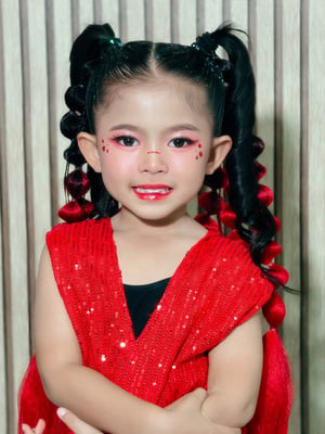 แต่งหน้าทำผมน้องแองจี้ กับงานกีฬาสีโรงเร…