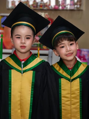 วันนี้มาดูแลหน้า-ผม งานบัณฑิตน้อย โรงเรี…