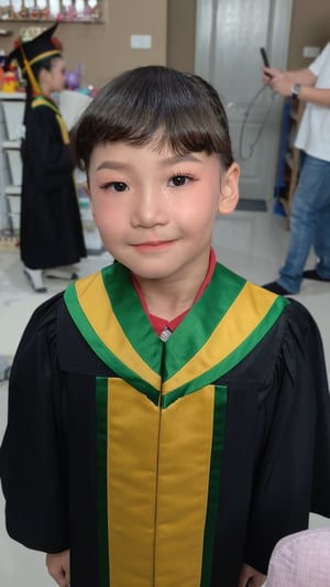 วันนี้มาดูแลหน้า-ผม งานบัณฑิตน้อย โรงเรี…